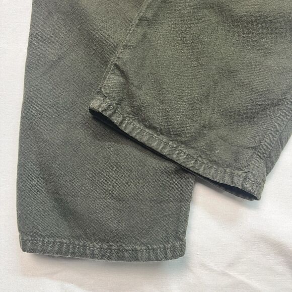 Rag & Bone Jeans Mens 32X34 Green Fatigue Cotton RB 15X Slim Straight Button Fly - Picture 6 of 11